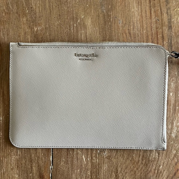 Kate Spade Medium Gray Wristlet - Picture 3 of 6